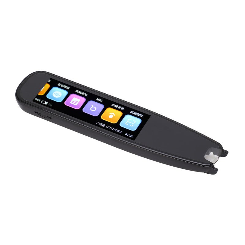 Scanning Translator Pen: Black, 99% High Recognition Rate, 131 Voice Translations - Offline & Online Translation, Text Excerpt for Language Learners, Exam Prep, Daily Use - Image 2