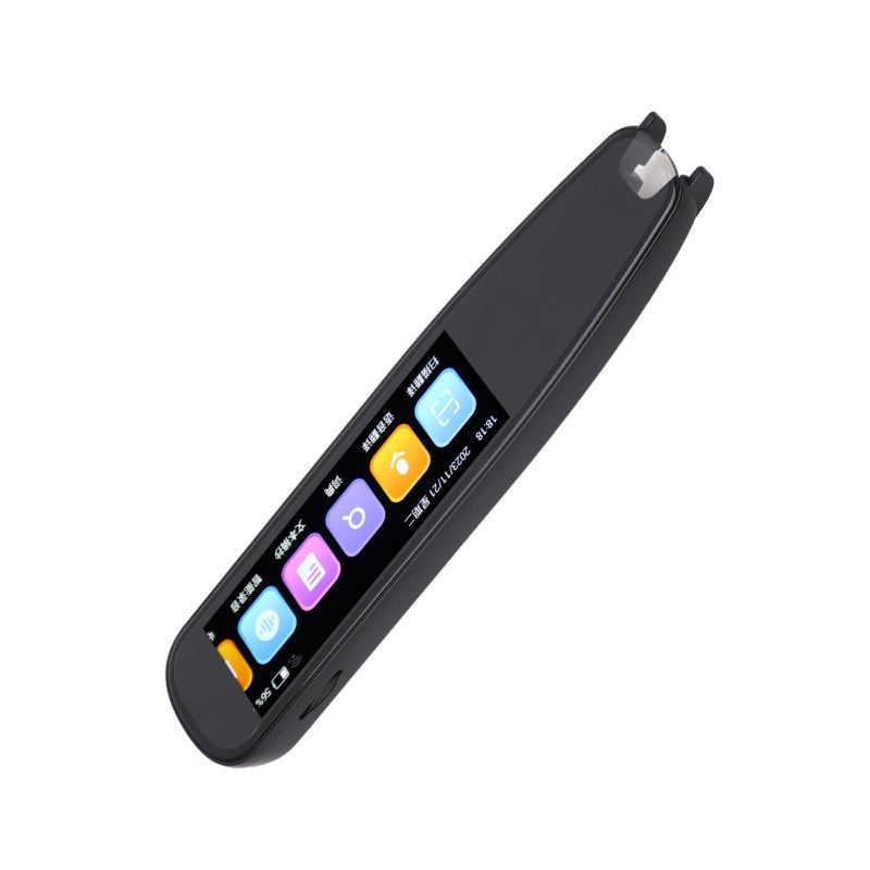 Scanning Translator Pen: Black, 99% High Recognition Rate, 131 Voice Translations - Offline & Online Translation, Text Excerpt for Language Learners, Exam Prep, Daily Use - Image 1
