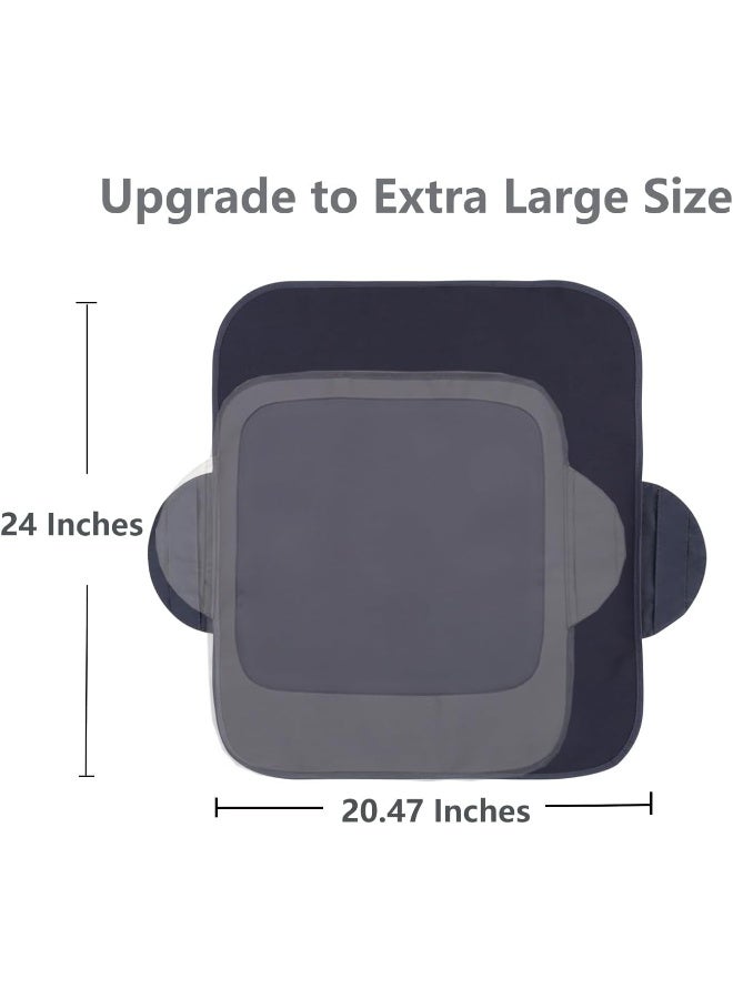 WOMUMON Extra Large Booster Chair Cover, Dining Chair Protector Seat Cover for Booster Seat - Image 4