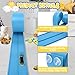 Quini 15 Ft Cobalt Blue Flexible Race Car TrackTwoLane Flex Race Track Sucion Cups Compatible with Hot Wheels Matchbox Diecast 150th Toy Cars - Image 4