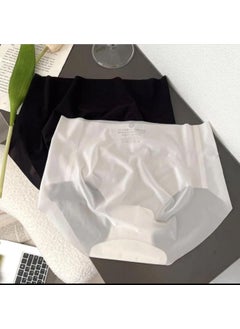 TECHNO 8Q Ultra Thin Seamless Ice Silk Panties Micro Transparent Laser Cutting Non-Trace Panties White  - Image 5