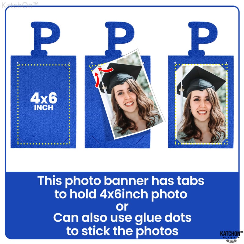 Katchon  Blue Graduation Photo Banner 2025 - Large 10 Feet  Proud Of You Banner | Graduation Decorations 2025 | Graduation 2025 Backdrop - Image 4