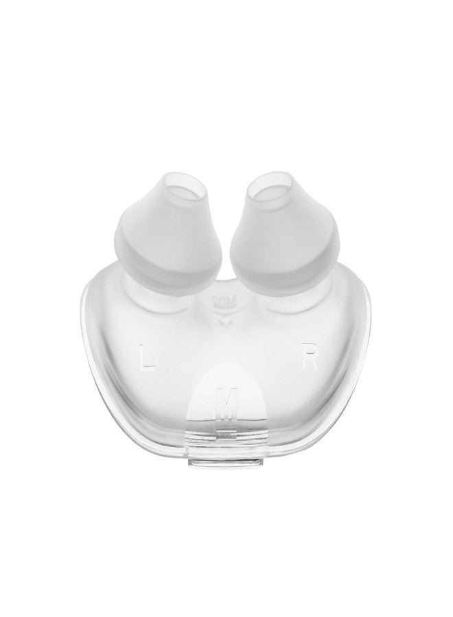 SyunsXoon P10 Nasal Pillow Replacement for ResMed AirFit P10 CPAP Nasal Mask Cushion, Soft Silicone Dual-Wall Nose Pillow Cushion Accessories - Medium - Image 1