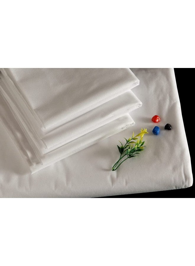 M's Solutions & Enterprises Disposable Bedsheets/Bed Cover White for Hospital, Traveling, Trains, Spa, Massage Rooms, 25 GSM, 32 X 72 Inches Pack of 60 Pieces - Image 5
