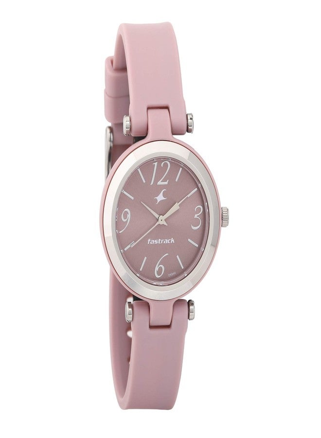 Fastrack Women Silicone Trendies Analog Pink Dial Watch-68015Pp03/Np68015Pp03, Band Color-Pink - Image 1