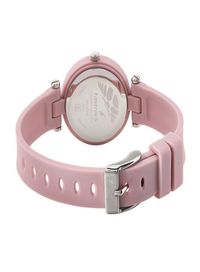 Fastrack Women Silicone Trendies Analog Pink Dial Watch-68015Pp03/Np68015Pp03, Band Color-Pink - Image 4
