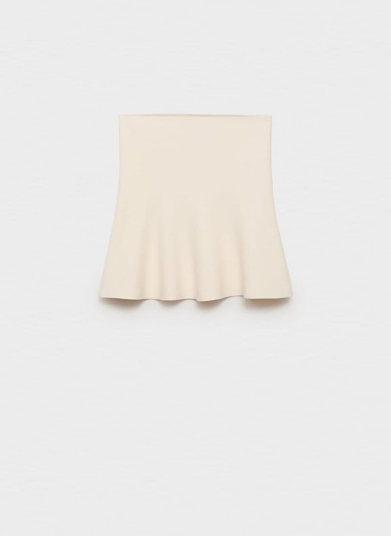 MANGO - Strapless Knitted Top - Image 1