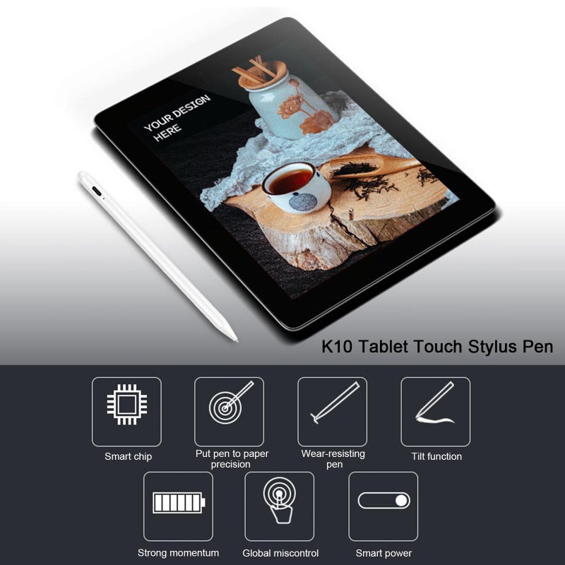 K10 Stylus Pen Handwritten Capacitive Screen Stylus Pen Smart Pencil Compatible with iPad - Image 2
