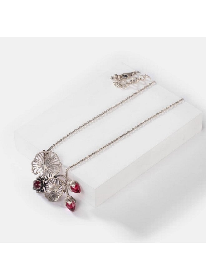 Shaya Women By Caratlane Oxidised Rise Above Apathy Necklace In 925 Silver - Image 3