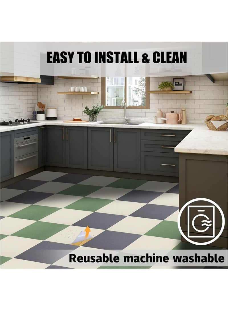 MileMelo Peel and Stick Carpets, Self-Adhesive Square Soft Carpets,12inx12in DIY Washable Carpets,for Bedroom,Dining Room(10pcs,Color:Grey) - Image 4