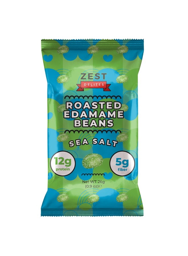 Zest Delites Roasted Edamame Beans Sea Salt - Image 1