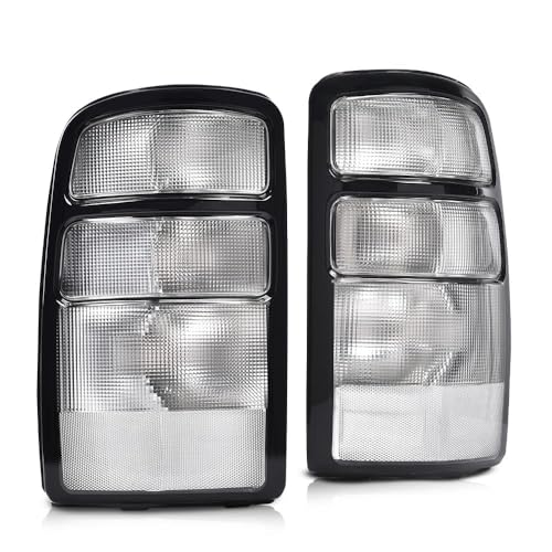 GRAND ORANGE Rear Tail Light Assembly Rear Lights Tail Lamp w/o Bulbs Compatible with Chevy Suburban 1500 2500 2000-2006 Fits Chevy Tahoe Fits GMC Yukon/Denali/Denali XL - Image 1