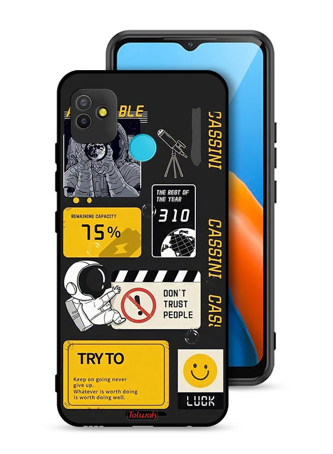 Tolwak Tecno Pop 5 Protective Case Cover Astronaut Agreeable