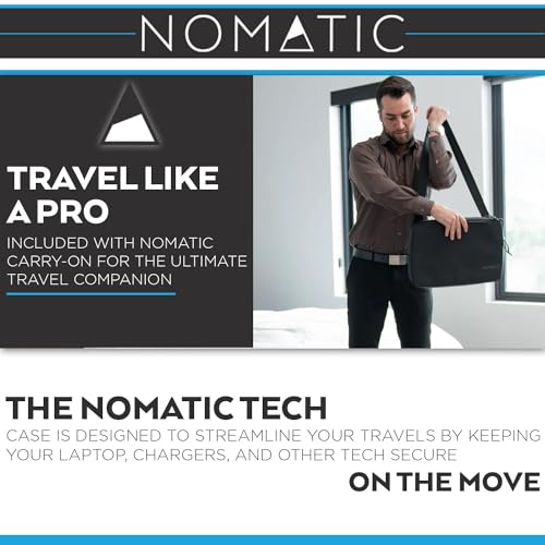NOMATIC Tech Case: Laptop Protective Case for MacBook Air, iPad Pro, Chromebook Notebook Computer and Chargers, Water Resistance Laptop Computer Bag - Image 5