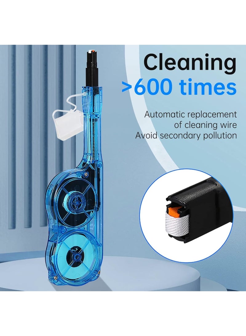 SOLARAE Fiber Optic Cleaner Tools, Fiber Cleaning Pen for MPO/MTP Connector, Optical Connector Cleaner, Over 600 Cleans, Fiber Endface Cleans & Optical Connector Cleans, Blue - Image 5