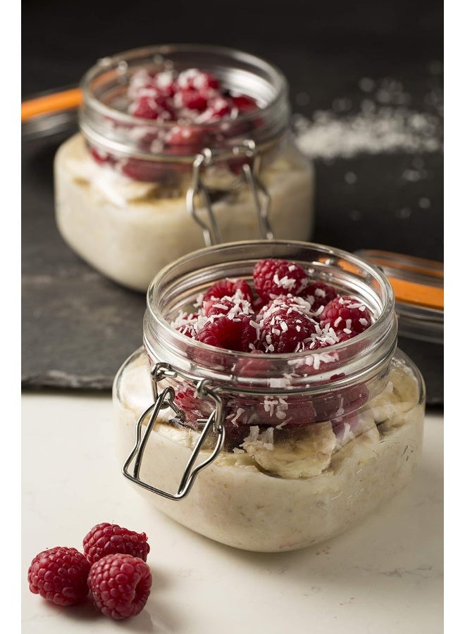 Kilner جرّة كيلنر 25.51 للحفظ للمربى، بقاعدة مربعة وقفل ميكانيكي، سعة: 0.5 لتر - Image 5