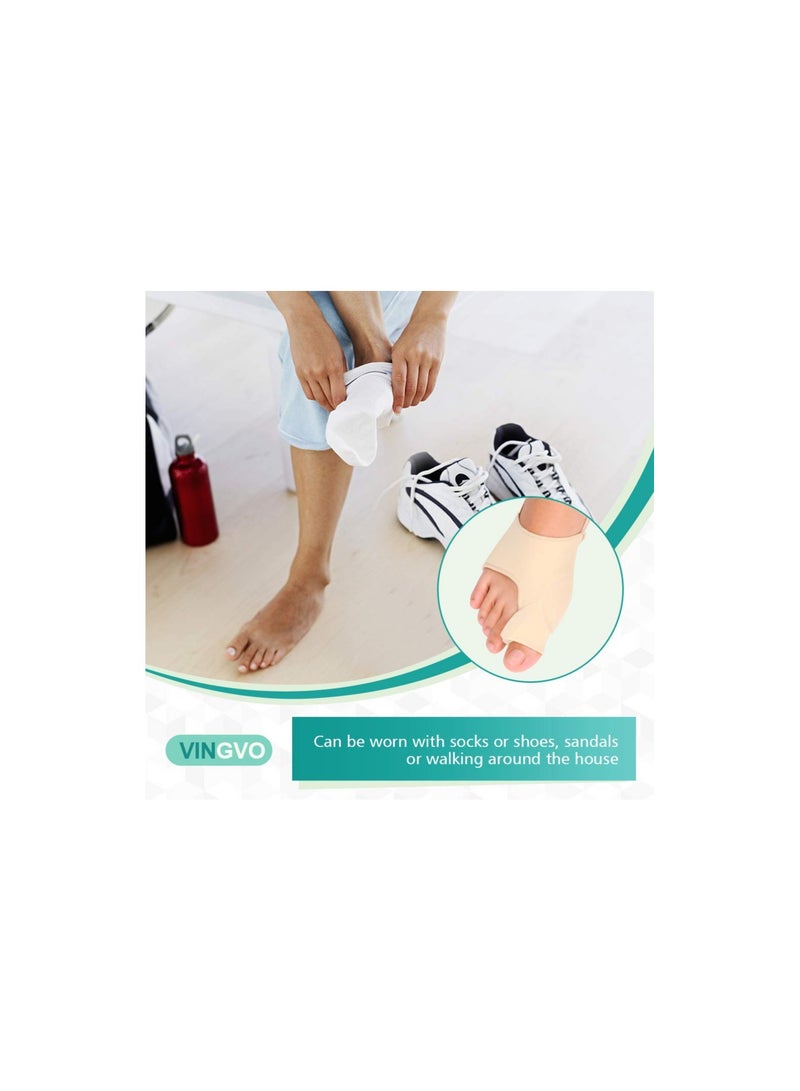 Generic Fengfu Toe Separator Corrector with Non-Slip Gel Pad for Hallux Valgus Correction, Orthotics, Hammerhead Pain Relief, One Size - Image 2