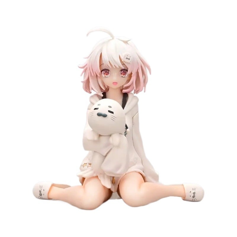 Virtual YouTuber Shirakami Hiyori PVC Figurine 12cm - Image 4