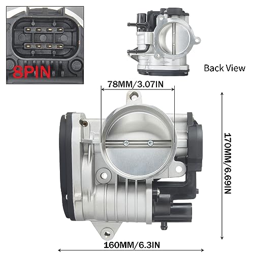 DOSKJOK 35100-3C200 Electronic Throttle Body Assembly Replacement for Azera Entourage Santa Fe Sonata Veracruz Amanti Sedona - Image 2