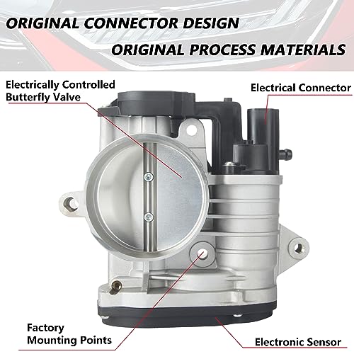 DOSKJOK 35100-3C200 Electronic Throttle Body Assembly Replacement for Azera Entourage Santa Fe Sonata Veracruz Amanti Sedona - Image 3