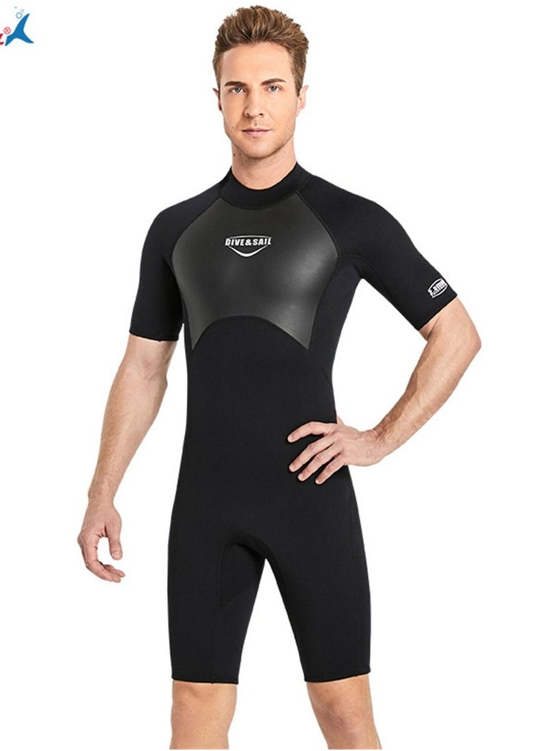 DIVE & SAIL Short-sleeved Wetsuit Snorkeling Swimsuit  - Image 1
