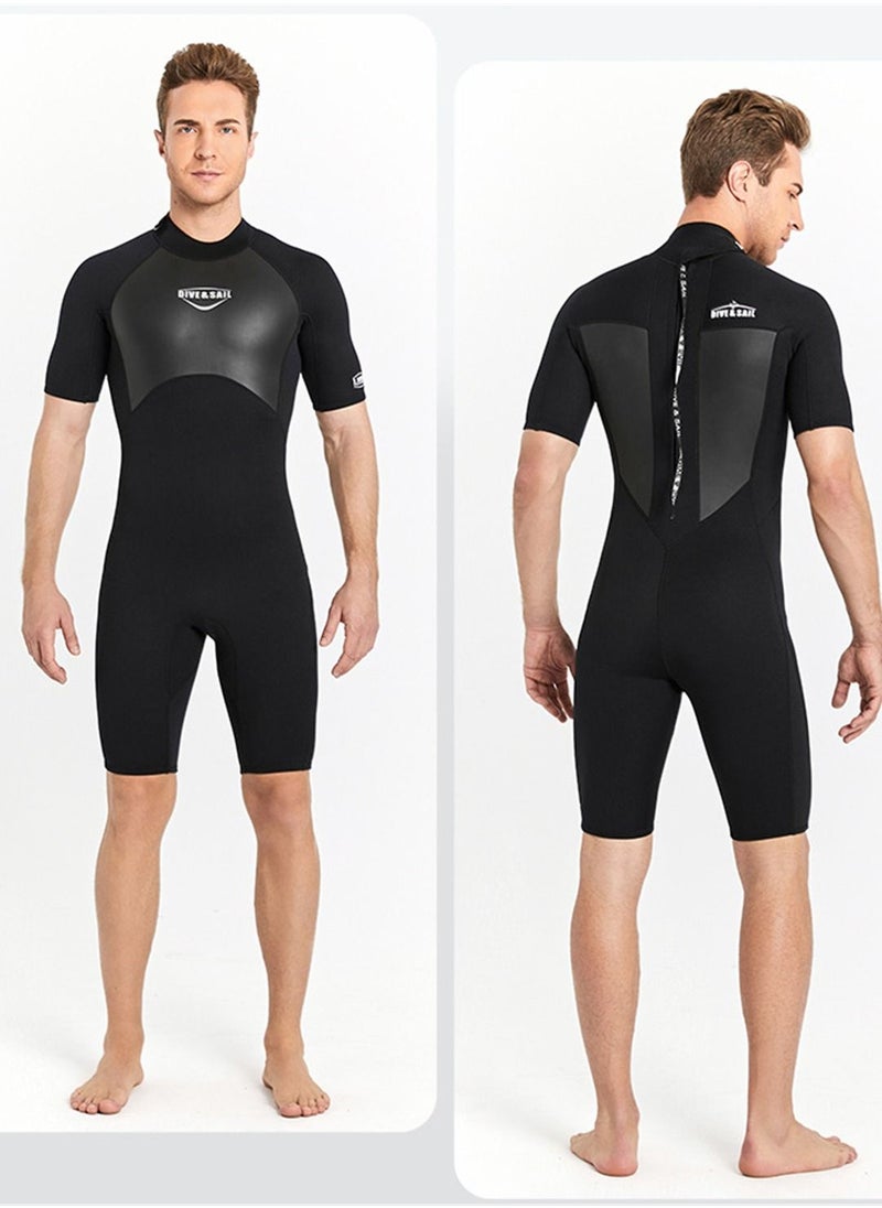 DIVE & SAIL Short-sleeved Wetsuit Snorkeling Swimsuit  - Image 2