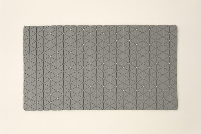 Non-Slip Bathtub Mat – Rubber Safety Mat with Strong Suction Base (Grey) - Image 2
