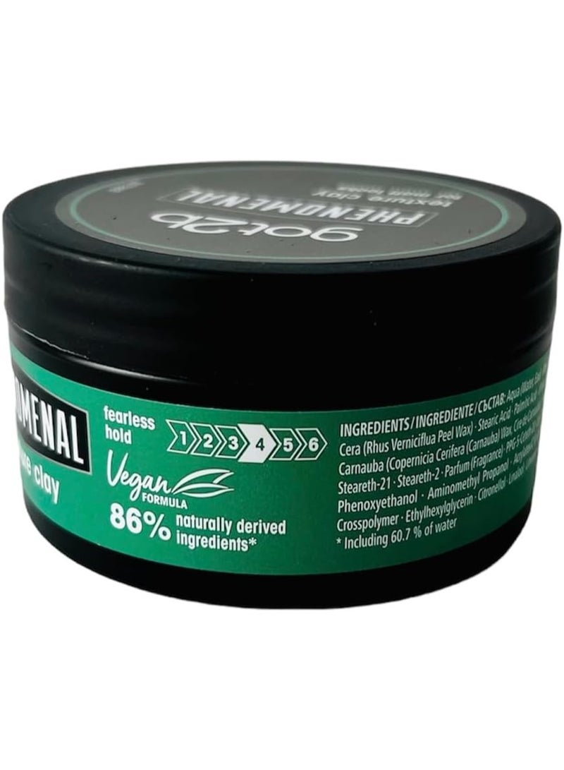 Got2b Texture Hair Styling Clay, Vegan, Strong Hold, Matt Finish, No Stickiness, 100ml