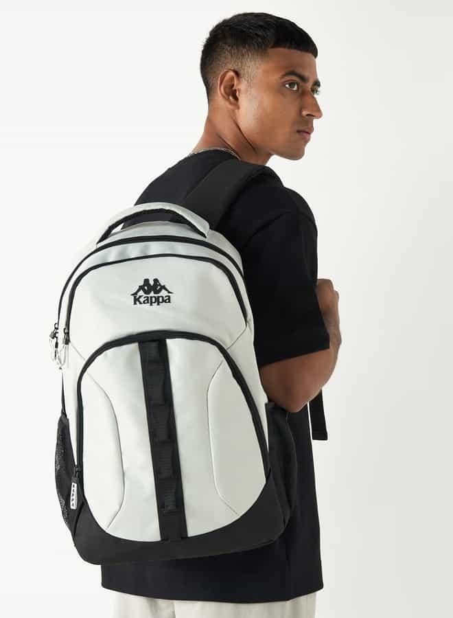 Kappa Colourblock Backpack with Adjustable Straps and Zip Closure - Image 2