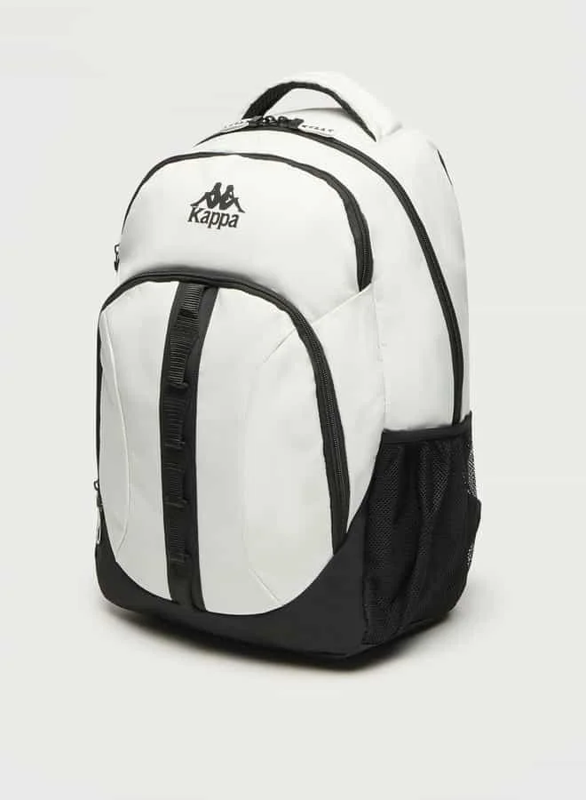 كابا Kappa Colourblock Backpack with Adjustable Straps and Zip Closure
