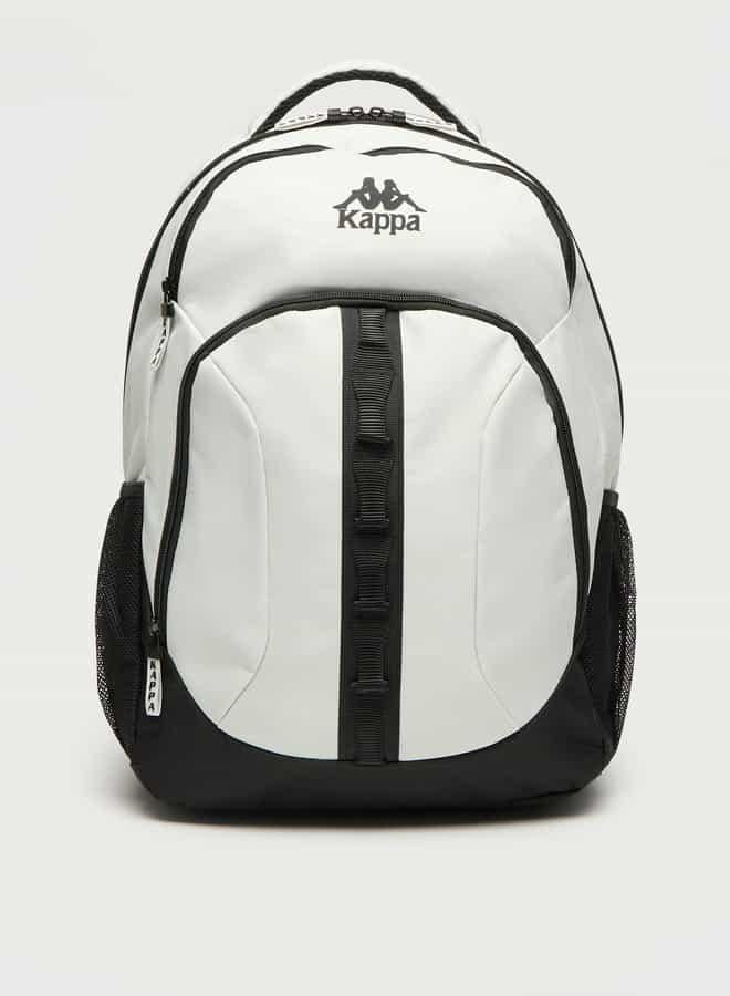 Kappa Colourblock Backpack with Adjustable Straps and Zip Closure - Image 1
