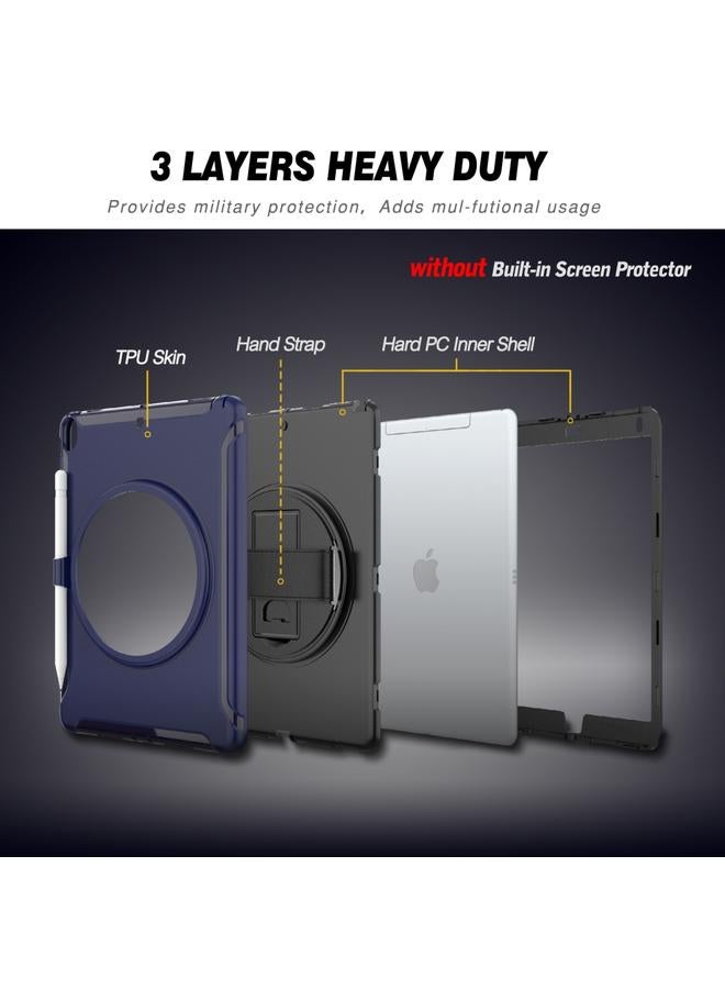 Zaboon Case For iPad Pro 10.5 inch 360 Degree Rotation PC+TPU Protective Cover with Holder & Hand Strap - Image 5