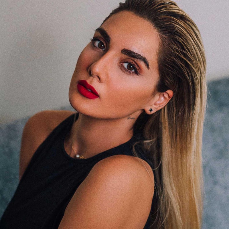 Jstyle أقراط ستود مصنوعة من الفولاذ المقاوم للصدأ الأسود للرجال والنساء 20G مع زركونيا مكعبة سوداء للأذان الحساسة أقراط جراحية من الفولاذ 5 مم - Image 5
