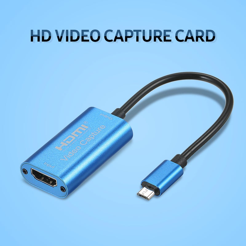 بطاقة التقاط الفيديو عالية الدقة الداعمة القصوى لإدخال 4K ومخرجات 1080P بـ حجم صغير وقصدير مصنوع من سبائك الألومنيوم وتوافق واسع وواجهة مايكرو USB - Image 3