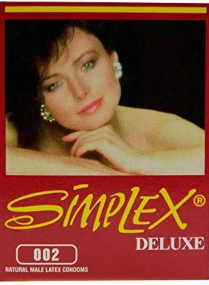 سيمبليكس مجموعة من 3 عبوات من الواقي الذكري سيمبلكس ديلوكس - Image 2