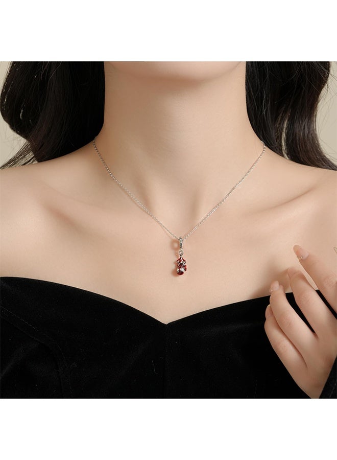 قلادة سبايدرمان للنساء والرجال والفتيان والفتيات سلسلة مجوهرات سبايدرمان حمراء قابلة للتعديل سلسلة كابل غير قابلة للتلف مع قفل منزلق هدية سبايدرمان المثالية لمحبي سبايدرمان كوسبلاي الملابس اليومية - Image 4