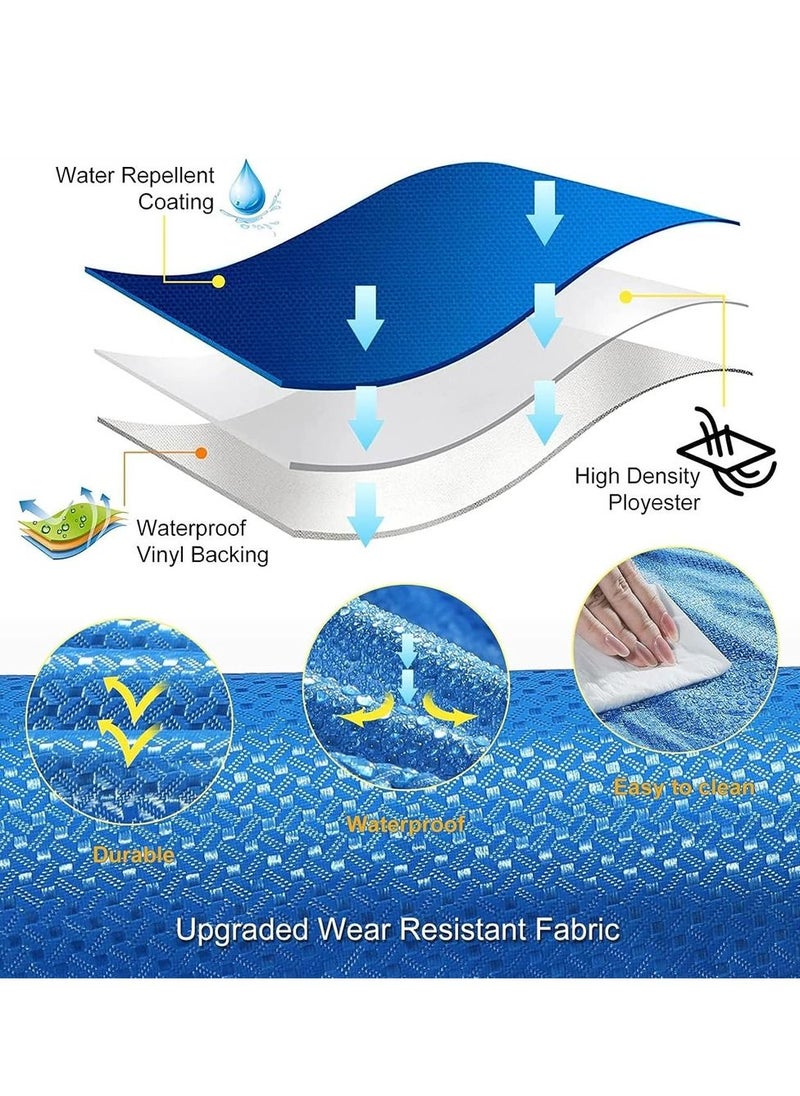 Air Conditioning Cleaning Kits Waterproof Cover with Drain Outlet, Protector Dust Washing Bag with 2.8 M Water Pipe for 2P-3P Wall Mounted AC Service