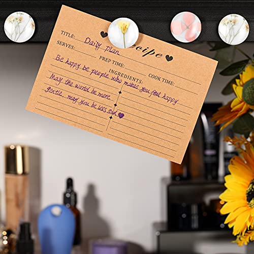 Weewooday 72 Pieces Craft Magnets Glass Ceramic Ferrite Magnet with Adhesive Backing and Transparent Clear Glass Cabochons for DIY Craft Fridge Refrigerator Pendants - Image 5