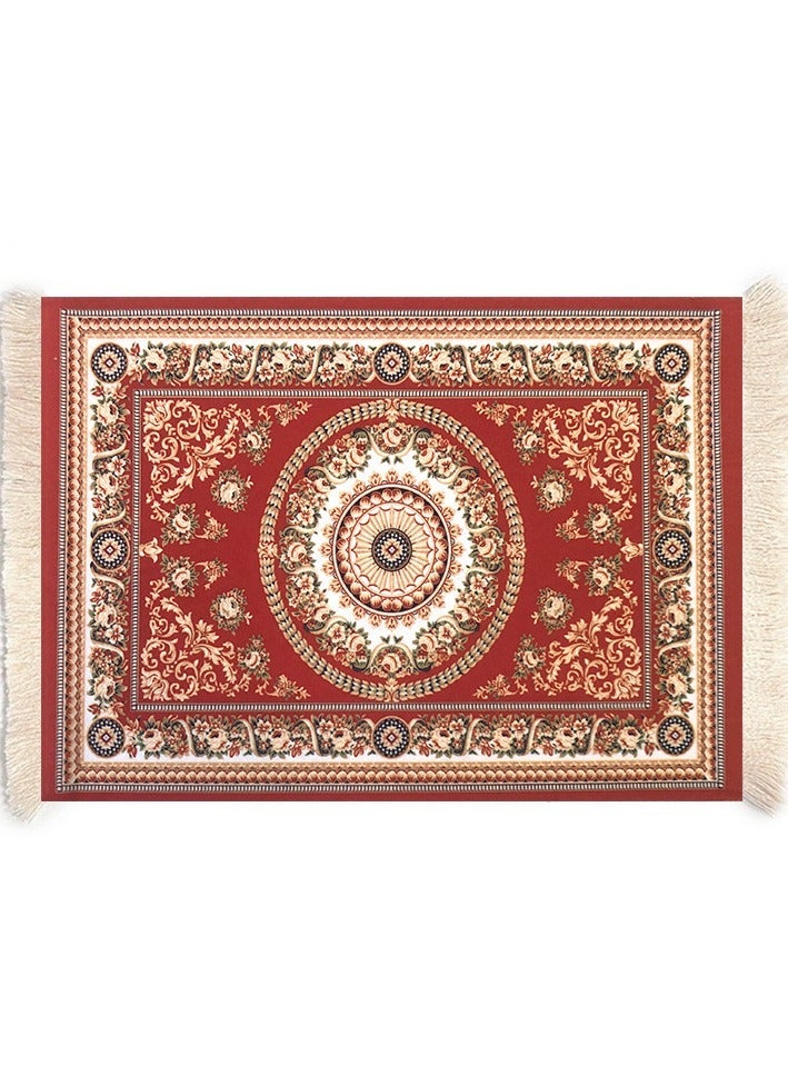 Ding Zap Persian Style Laptop Coffee Mouse Pad Retro Rubber Mouse Pad Carpet Mouse Pad for Home Office Desktop Decoration "270mm*180mm*2mm" - Image 2