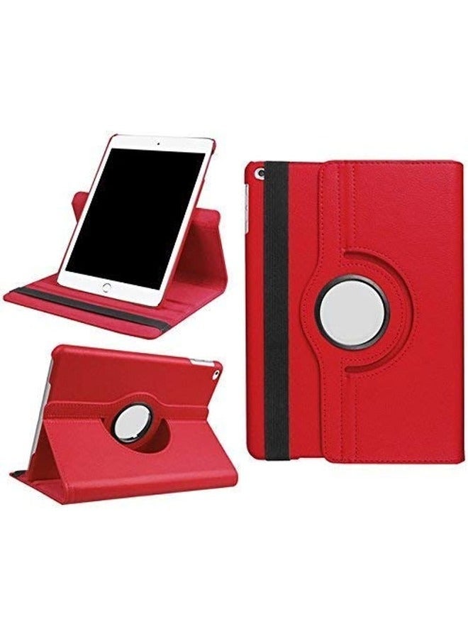 ELTRAZONE Smart 360 Degree Rotating Stand Case Cover for Apple iPad 10.2 inch (9th Gen 2021, 8th Gen 2020, 7th Gen 2019) - Red - Image 1