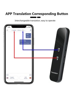 General G6 Portable Audio Translator 137 Language Smart Translator Offline In Real Time Smart Voice AI Voice Photo Translation Device (Grey)  - Image 3