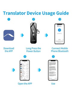 General G6 Portable Audio Translator 137 Language Smart Translator Offline In Real Time Smart Voice AI Voice Photo Translation Device (Grey)  - Image 4