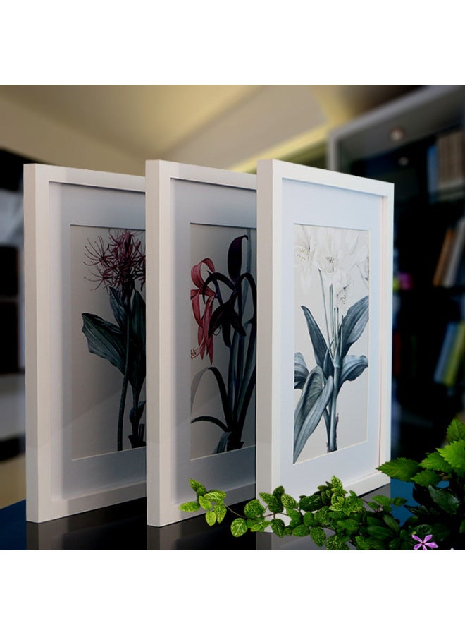 Solid Wood Simple 32 Inch 28 Inch 16 Inch 18 Inch 4k8 24 Inch A4 Wooden A3 Photo Frame Wall Poster Frame-Color:8k/8 Open Inner Diameter (26.5* 38cm )-wood Color - Image 3