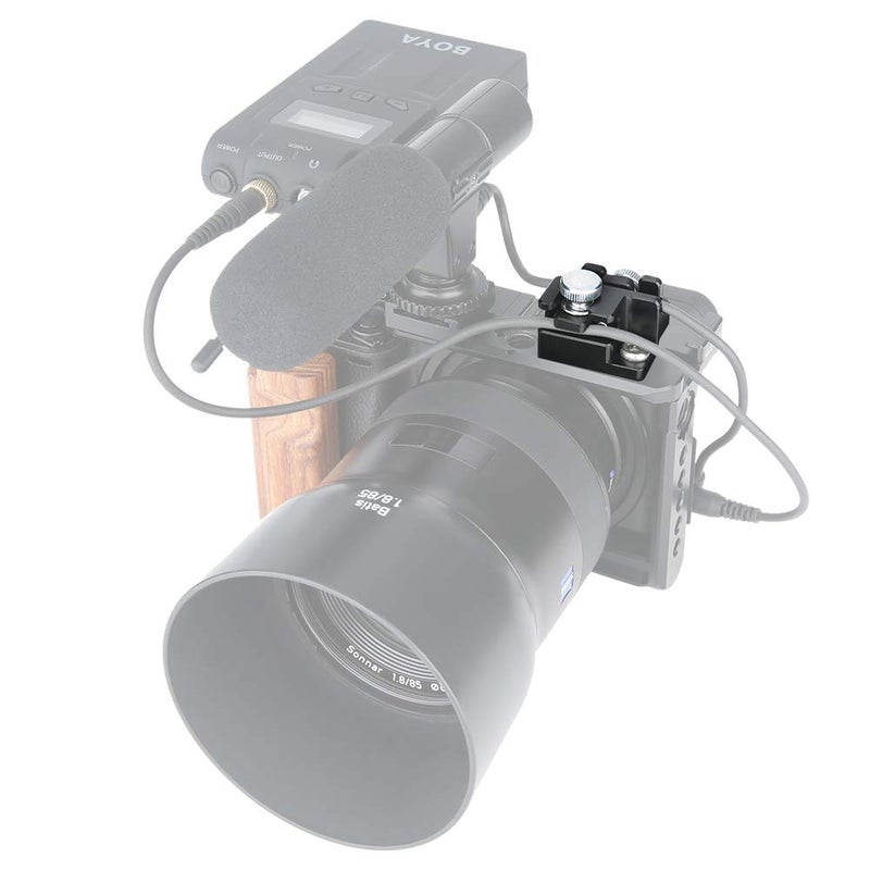 NICEYRIG Cable Lock Clamp HDMI USB-C SDI Power Dual Cable Lock for Sony Alpha A6400 A6500 A6100-381 - Image 3