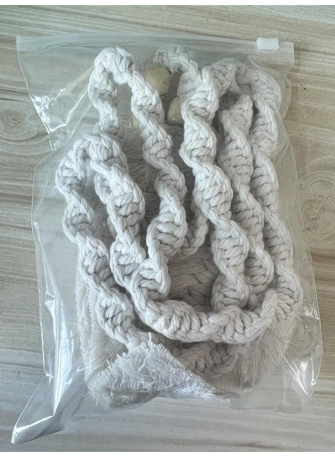 انتيكيانو رباط ستارة مكرمي– ديكور يدوي من القطن – المقاس ‎65L × 13W‎ سم - Image 2