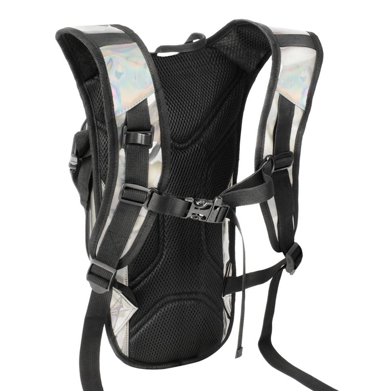 Zavothy Rave Hydration Backpack Lightweight Water Backpack for Cycling Running Hydration Pack Hiking Backpack with 2L Water Bladder White - Image 4