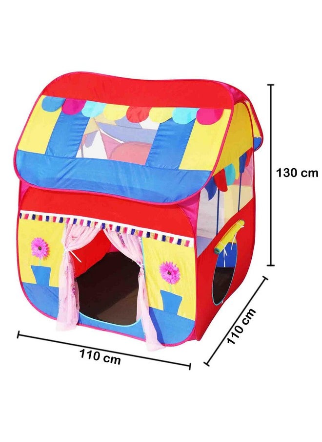 HomeCute Homecute Foldable Pop Up Hut Type Kids Toys Jumbo Size Play Tent House for Boys and Girls. (Multi)  - Image 5