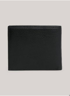 TOMMY HILFIGER Men's Premium Leather Bifold Credit Card Holder -  Leather, Black  - Image 2