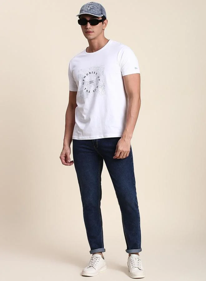 Dennis Lingo Men Regular Fit Typography Print T-Shirt