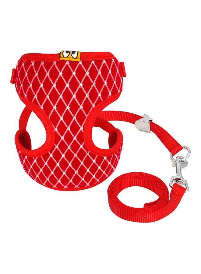 NIBEMINENT Chest Traction Harness Belt Red L - Image 1